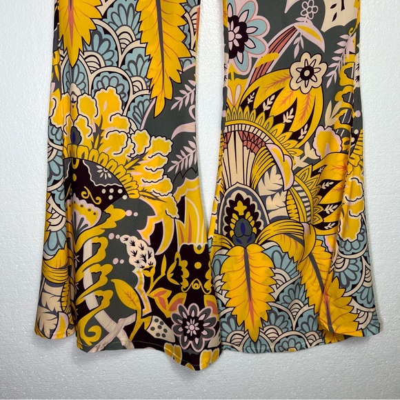 LENNI the label Jimi Pants mod boho festival hippie retro flare size M - Picture 3 of 7